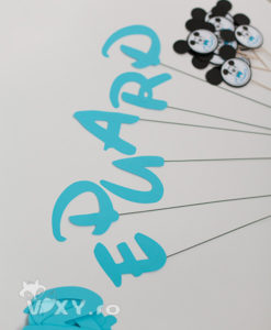 litere decupate, litere pe bete, litere nume personalizat, petreceri personalizate, vixy.ro, papetarie petrecere, papetarie personalizata, litere carton