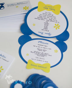 meniu petrecere ursulet, meniu botez personalizat ursulet, botez cu ursuleti pentru fetite, vixy.ro, papetarie petrecere personalizata, botez fetita ursulet, meniu personalizat botez, botez tematic
