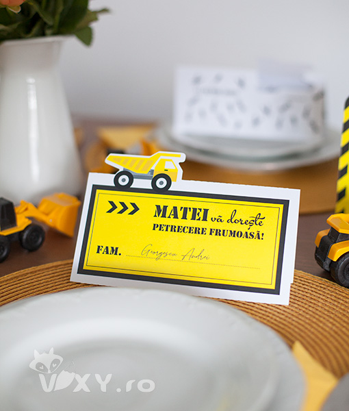 petreceri tematice, petreceri personalizate, petrecere santier, pe santier, petrecere baieti, petrecere fete, santier personalizat, santier, santier copii, papetarie petrecere, papetarie santier, papetarie contructii, constructii petreceri copii, constructii tematice, galben si negru, petreceri aniversare, petreceri aniversare copii, botez tematic, botez pe santier, numar masa santier, numar masa constructii, place card santier, plic pentru dar santier, plic dar constructii, plic dar utilaje constructii, numar masa tematic, numar masa santier, numar masa utilaje constructii, meniu tematic santier, meniu santier, meniu utilaje constructii, place card santier, place card constructii, place card personalizat,